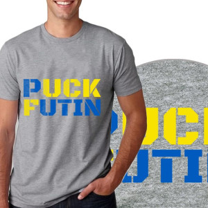 Koszulka Wolna Ukraina Stop Wojnie Anty Putin - L