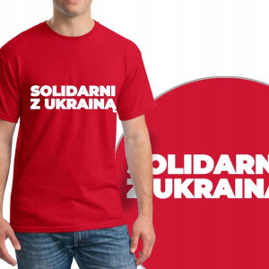Koszulka Wolna Ukraina Stop Wojnie Anty War - L