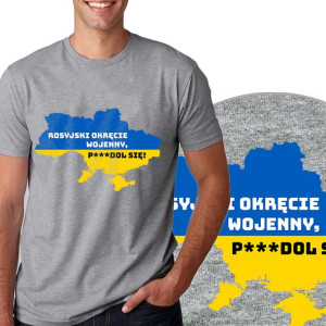 Koszulka Wolna Ukraina Stop Wojnie Anty War Xxl