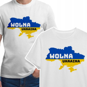 Koszulka Wolna Ukraina Stop Wojnie Mix Wzory S