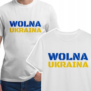 Koszulka Wolna Ukraina Stop Wojnie Mix Wzory Xl