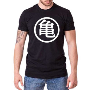 Modna KOSZULKA Męska DRAGON BALL ROSHI Kanji - 3XL