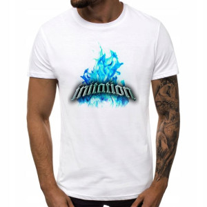 Modna KOSZULKA Męska T-Shirt Różne WZORY - L
