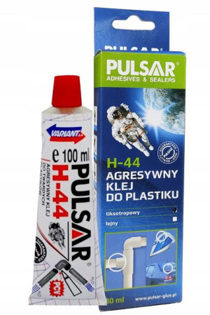 PULSAR H-44 Agresywny klej do plastiku ELASTYCZNY