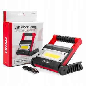 Wt13 | Lampa Naświetlacz Garaż Cob 1000lm Aku Usb