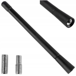 Maszt anteny 2 adaptery 5/6 mm GUMOWY 18cm
