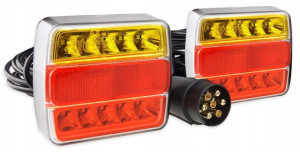 Lampy tylne do przyczepy montowane na magnes
