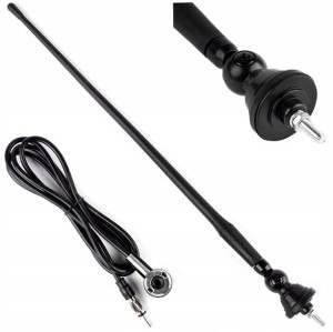 Antena samochodowa 34cm 5mm adapter