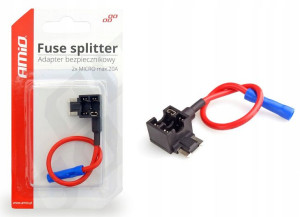 Adapter bezpiecznikowy MICRO niski profil 20A