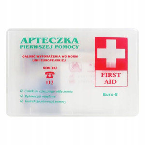 Apteczka B-Euro-8 przezroczysta