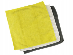 Ścierki z mikrofibry 3 sztuki 33x33 klasa PREMIUM
