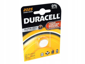 Bateria Duracell 3V DL 2025 CR2025 1 sztuka