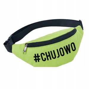 Saszetka Nerka Zielona Czarny Zamek #CHUJOWO 02