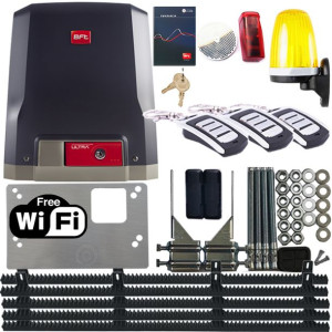 Napęd do bram przesuwnych BFT DEIMOS BT ULTRA 600 listwy lampa fotki WIFI