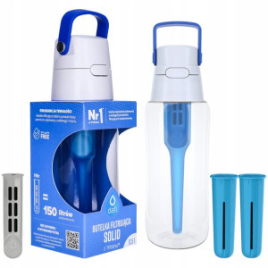 Butelka Solid 0,5 Blue Filtr Dafi +2 Filtr Wessper