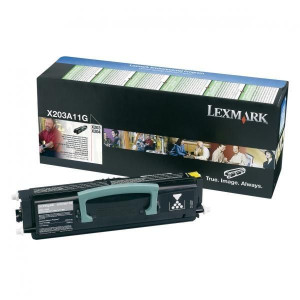Lexmark oryginalny toner X203A11G, black, 2500s, return, Lexmark X203, X204