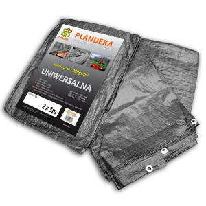 Plandeka Wzmacniana Gray 200g. 6 X 8m