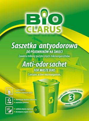 Bio Clarus saszetka antyodorowa do koszy na śmieci
