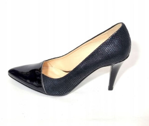 CONHPOL BIS 2149 elegancja styl czarne wąż R36
