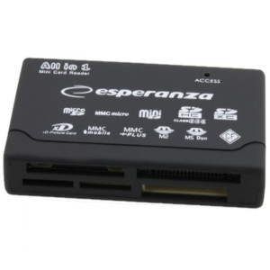 Czytnik Kart Pamięci All In One Usb 2.0 6 Slotów
