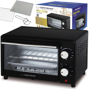 Mini Piekarnik Elektryczny 10l 900w Timer Minutnik