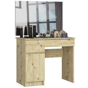 Toaletka Kosmetyczna Z Lustrem P-2/sl 900x600 Lewa Dąb Artisan