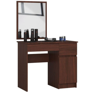 Toaletka Kosmetyczna Z Lustrem P-2/sl 500x600 Prawa Wenge