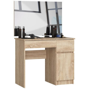 Toaletka Kosmetyczna Z Lustrem P-2/sl 900x600 Prawa Dąb Sonoma