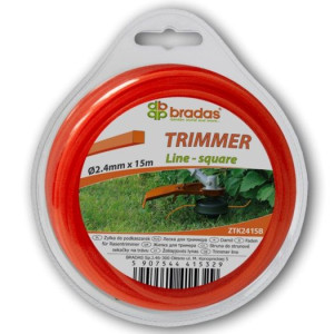 Żyłka Tnąca 'bradas Trimmer' Kwadrat 2,7mm X 15m, Blister