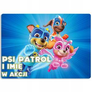 Podkładka mata na biurko 50x35 PSI PATROL WZORY
