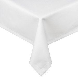 Biały obrus plamoodporny 140x180 cm gruby CLASSIC