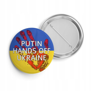 PRZYPINKA 44 ANTY PUTIN WAR Solidarni z UKRAINĄ