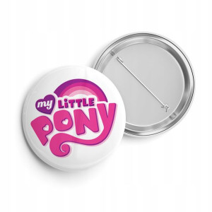Przypinka Button Pin 38mm Wzór My Little Pony 01
