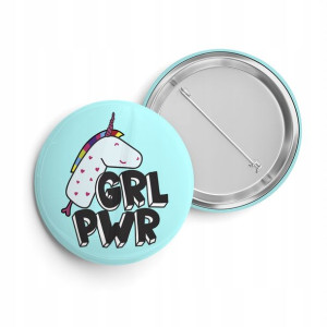 Przypinka Do Plecaka Button 38 mm GIRL POWER 04