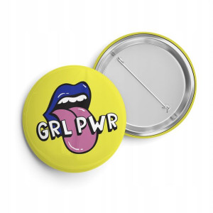 Przypinka Do Plecaka Button 38 mm GIRL POWER 05