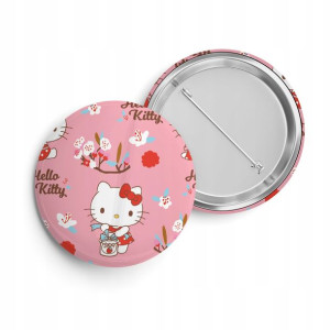 Przypinka Do Plecaka Button 38 mm HELLO KITTY 02