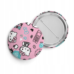 Przypinka Do Plecaka Button 38 mm HELLO KITTY 12