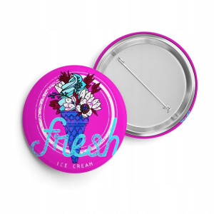 Przypinka Do Plecaka Worka Button 38 mm FRESH 01