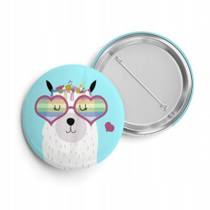 Przypinka Do Plecaka Worka Button 38 mm LAMA 01