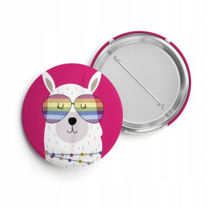 Przypinka Do Plecaka Worka Button 38 mm LAMA 02