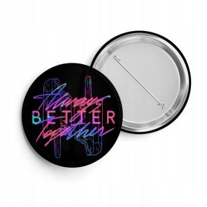 Przypinka Do Worka Button 38 mm BETTER TOGETHER 01