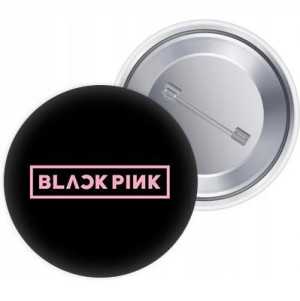 PRZYPINKA PIN 38mm Button Wzór K-POP Blackpink 01