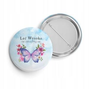 PRZYPINKA Plecaka Worka 44 MOTYLE Butterfly Wzory