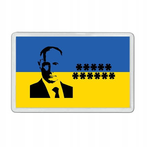 RAMKA akrylowa MAGNES 7x10 Wolna Ukraina Wzory