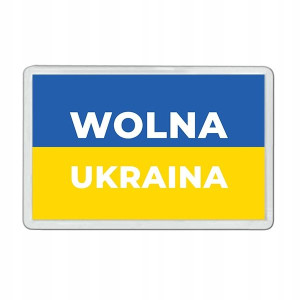 RAMKA MAGNES 7x10 WOLNA UKRAINA Fuck Putin Wzory