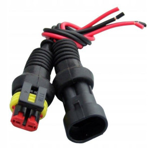 Złącze hermetyczne SUPERSEAL 2 PIN z kablami OH-2
