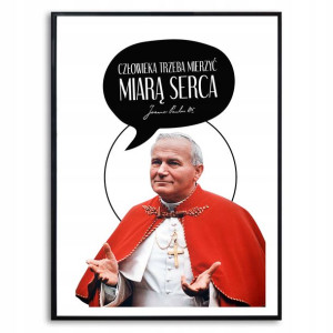 PLAKAT Obraz Na Ścianę PAPIEŻ JAN PAWEŁ II WZORY