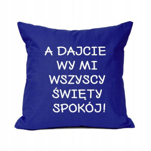 Poduszka Na Prezent CHABROWA wzór ŚWIĘTY SPOKÓJ