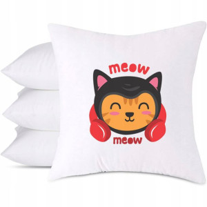 Poduszka Dekoracyjna na prezent wzór CUTE CAT 07