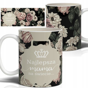 Kubek Biały Na Prezent Na Dzień Mamy Matki WZORY